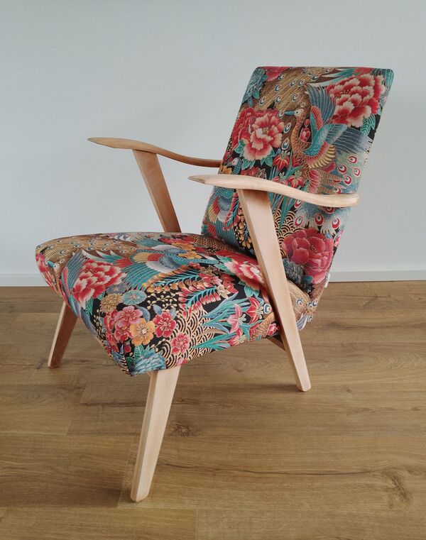 fauteuil bloemmotief